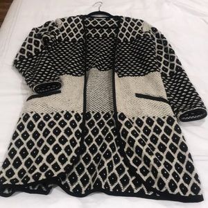 Waverly Grey Wool Cardigan